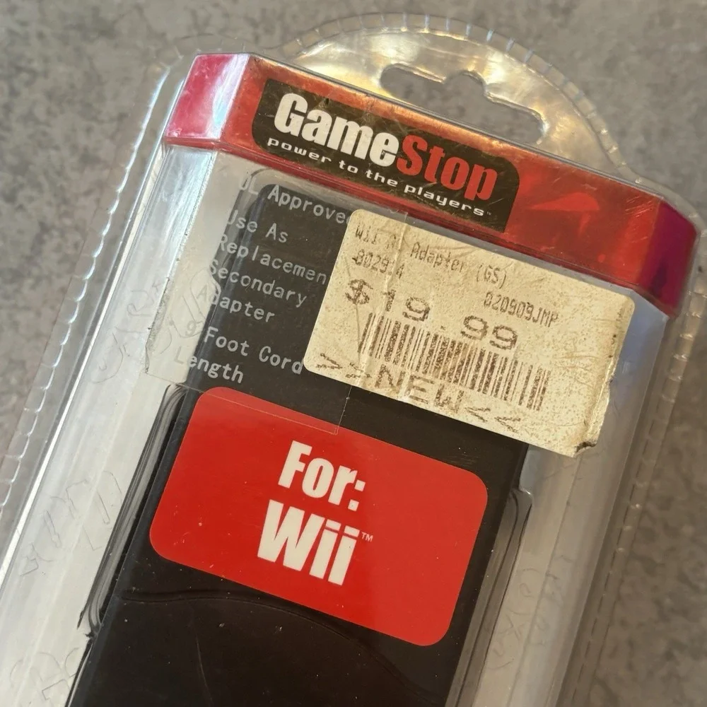 Gamestop AC POWER ADAPTOR for Nintendo Wii BRAND NEW